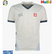 Švicarska Gostujuci Dres EP 2024 Kratak Rukav